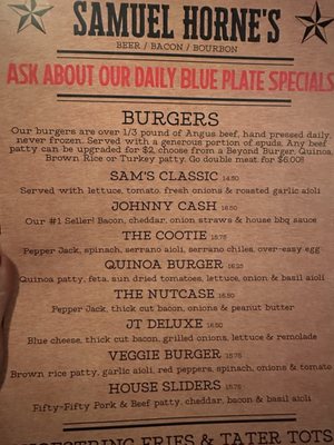 Menu photo 5 Samuel Horne's Tavern Folsom, CA Menu photo 5 Samuel Horne's Tavern Folsom, CA