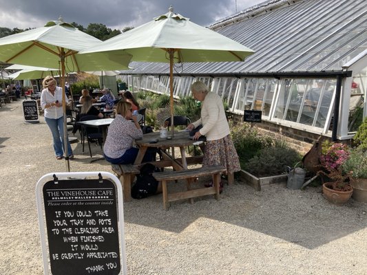 The Vinehouse Cafe at Helmsley walled Garden by null