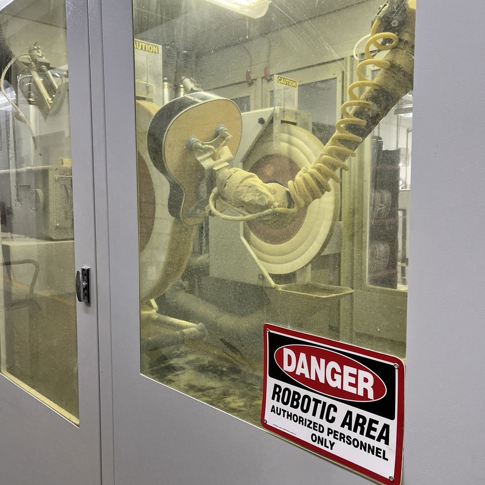 Martin Guitar - Robotic buffing machine - Walking Tours Near Me - Nazareth, Pennsylvania Martin Guitar - Robotic buffing machine - Walking Tours Near Me - Nazareth, Pennsylvania