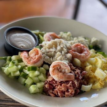 CJ Blacks - a plate of food with shrimp and rice - Bars Near Me - Davie, Florida