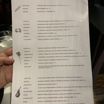 Nai  - Menú - Tapas/Small Plates Near Me - New York, New York