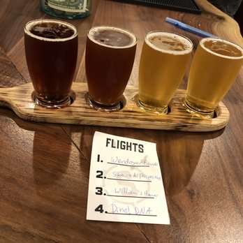 SouthEnd Brewing - A flight! - Breweries Near Me - Greensboro, North Carolina