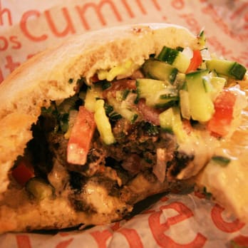 Naf Naf Grill - Beef Kifta Kabab pita - Middle Eastern Near Me - Naperville, Illinois