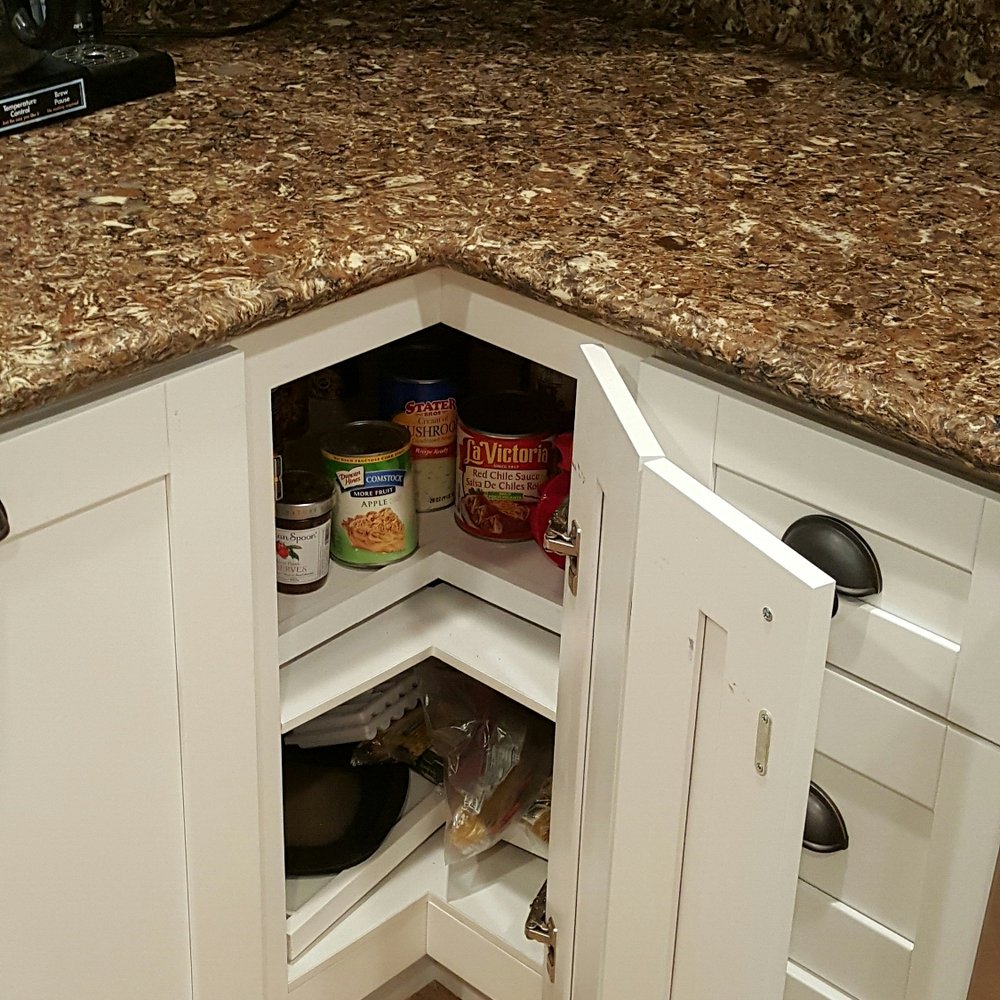 Premium Cabinets - Corner lazy susan - Kitchen & Bath Near Me - Tustin, California Premium Cabinets - Corner lazy susan - Kitchen & Bath Near Me - Tustin, California