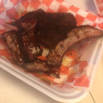MeatHead's BBQ - Bbq ribs? Nope, they are spare ribs. - Barbeque Near Me - Royal Palm Beach, Florida