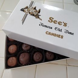 2 pound box for my chocolate loving guy. 2 pound box for my chocolate loving guy.