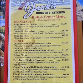 Original Jack's Country Kitchen - Yup, senior menu - American Near Me - Avalon, California Original Jack's Country Kitchen - Yup, senior menu - American Near Me - Avalon, California