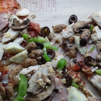 MOD Pizza - 11" regular MOD with like 13 toppings! So good! - Fast Food Near Me - Silverdale, Washington