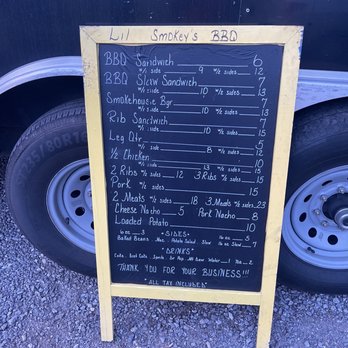 Lil Smokey's BBQ - Menu - Barbeque Near Me - Dadeville, Alabama Lil Smokey's BBQ - Menu - Barbeque Near Me - Dadeville, Alabama