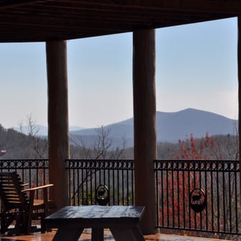 Escape to Blue Ridge - Balcony view from the Falling Waters Cabin - Vacation Rentals Near Me - Blue Ridge, Georgia Escape to Blue Ridge - Balcony view from the Falling Waters Cabin - Vacation Rentals Near Me - Blue Ridge, Georgia