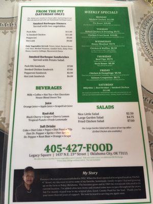 Menu photo 4 Florence's Restaurant Oklahoma City, OK Menu photo 4 Florence's Restaurant Oklahoma City, OK