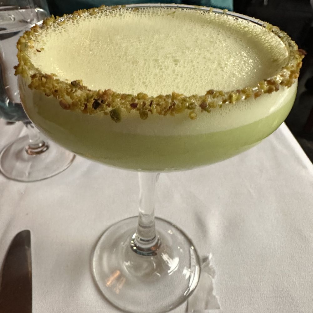 The Florentine Cafe - Amazing pistachio martini - Italian Near Me - Boston, Massachusetts