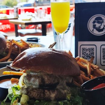 Chick's Philly - Double cheeseburger with a side of fries - Pizza Near Me - Philadelphia, Pennsylvania