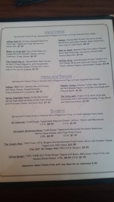Menu photo 2 Hilltop Restaurant & Bar Lockport, NY
