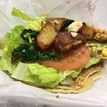 L' Patron Tacos - Veggie taco - what was I thinking? - New Mexican Cuisine Near Me - Chicago, Illinois L' Patron Tacos - Veggie taco - what was I thinking? - New Mexican Cuisine Near Me - Chicago, Illinois