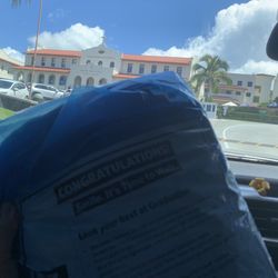 Chaminade University of Honolulu - Picked up my regalia(cap, tassel, gown, and hood). Time to bling out my cap!