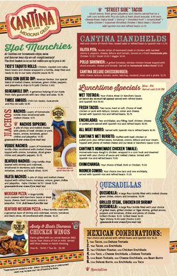 Menu photo 2 Cantina Mexican Grill Grand Rapids, MI Menu photo 2 Cantina Mexican Grill Grand Rapids, MI