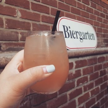 Tavern29 - Vodka punch on the rooftop, with a cute 'Biergarten' sign in the back. it was like a mini Munchen Frühlingsfest! - Breakfast & Brunch Near Me - New York, New York Tavern29 - Vodka punch on the rooftop, with a cute 'Biergarten' sign in the back. it was like a mini Munchen Frühlingsfest! - Breakfast & Brunch Near Me - New York, New York