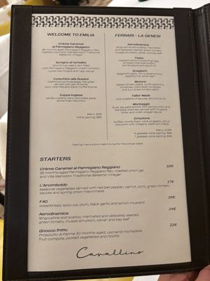 Menu photo 2 Cavallino Maranello, MO