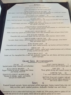 Menu photo 7 Beach Walk Cafe Destin, FL