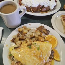 Seafood omelet, this is a must try. Simply Delicious