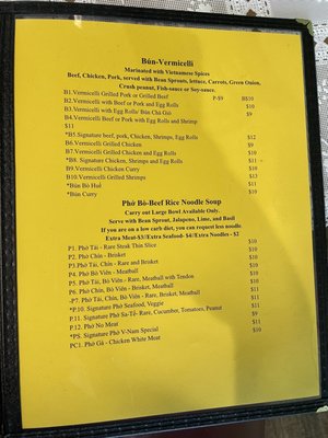 Menu photo 6 Pho V-Nam Tulsa, OK Menu photo 6 Pho V-Nam Tulsa, OK