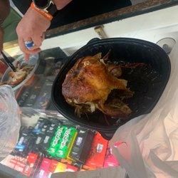 Sparkle Super Markets - "Fresh" Rotisserie Chicken in hot foods section, claims to be from today but not the case
