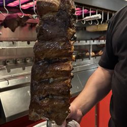 Gauchinho Brazilian Steakhouse - The chef was happy to show his work.