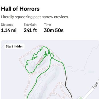Hall of Horrors - Strava: Hall of Horrors. The 1-mi trek took ~30mins. - Landmarks & Historical Buildings Near Me - Joshua Tree, California