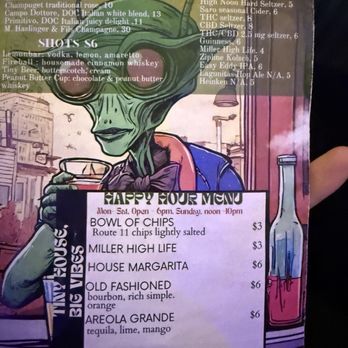 Tiny House - Menu - Cocktail Bars Near Me - Omaha, Nebraska