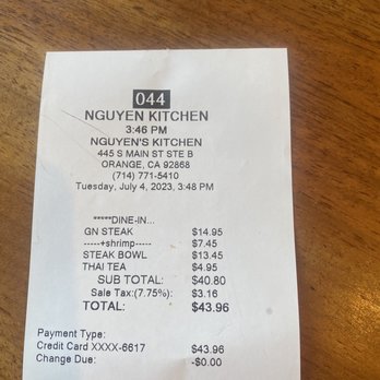 Nguyen's Kitchen - Worth every penny! Delicious! - Vietnamese Near Me - Orange, California Nguyen's Kitchen - Worth every penny! Delicious! - Vietnamese Near Me - Orange, California