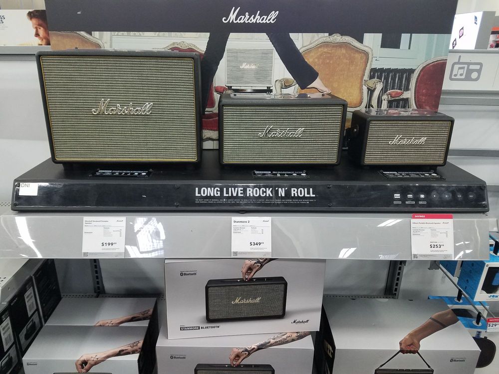 marshall bluetooth speaker best buy
