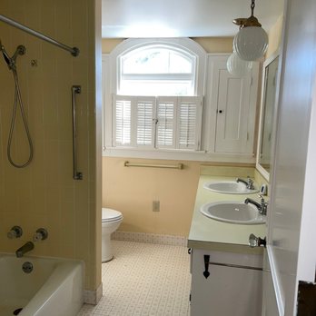 Quality First Remodeling & Repair - Before - old ugly and a one ton cast iron built in tub that needed to be removed - Handyman Near Me Quality First Remodeling & Repair - Before - old ugly and a one ton cast iron built in tub that needed to be removed - Handyman Near Me