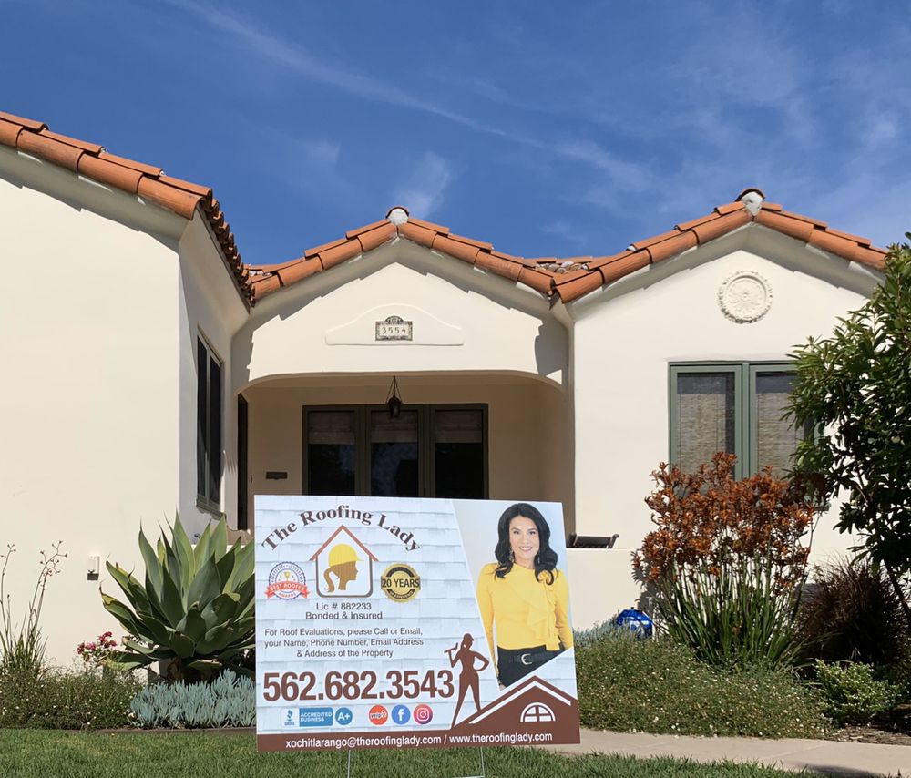 Slide of The Roofing Lady