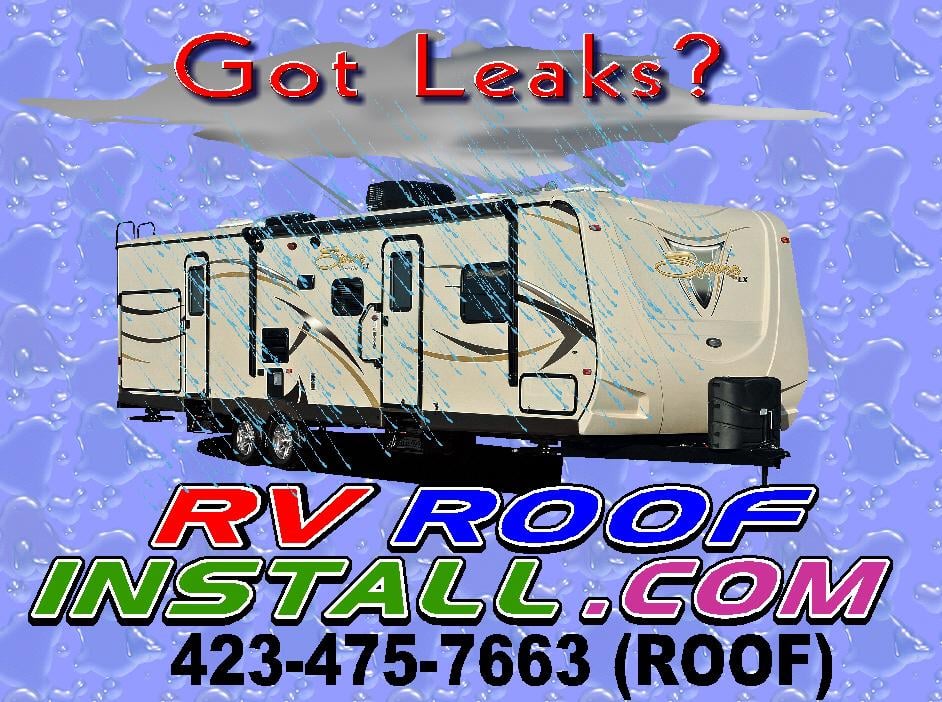 Slide of RV Roof Install