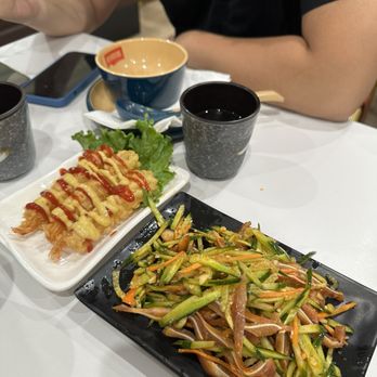Super Potato - Mustard shrimp and pork ear and cucumber - Chinese Near Me - Milpitas, California Super Potato - Mustard shrimp and pork ear and cucumber - Chinese Near Me - Milpitas, California