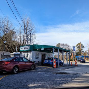 DEKRA Emissions Check Station - Outside. Storefront. This is a one-man operation. - Smog Check Stations Near Me - Atlanta, Georgia DEKRA Emissions Check Station - Outside. Storefront. This is a one-man operation. - Smog Check Stations Near Me - Atlanta, Georgia