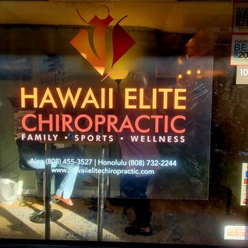 Hawaii Elite Chiropractic - Window Signage - Chiropractors Near Me - Honolulu, Hawaii Hawaii Elite Chiropractic - Window Signage - Chiropractors Near Me - Honolulu, Hawaii