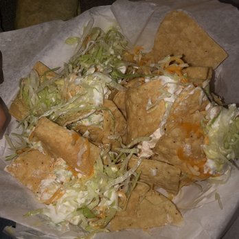 Los Favoritos - This is the "Taco Salad" no meat. Just chips, lettuce, cheese and excessive sour cream. - Mexican Near Me - Mesa, Arizona