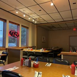The dining room