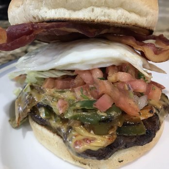 Chile Verde - $6 Burger week. October 7-12, 2019. BBQ Fajita Burger - Anasazi BBQ, sautéed peppers & onions, salsa queso, L, pico de gallo. + bacon & egg. - New Mexican Cuisine Near Me - Columbus, Ohio Chile Verde - $6 Burger week. October 7-12, 2019. BBQ Fajita Burger - Anasazi BBQ, sautéed peppers & onions, salsa queso, L, pico de gallo. + bacon & egg. - New Mexican Cuisine Near Me - Columbus, Ohio