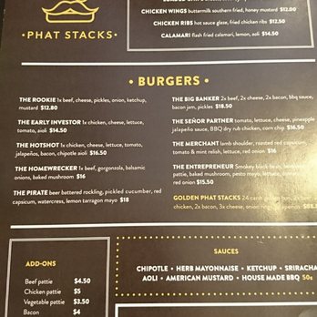 Phat Stacks Burgers - Burgers Near Me - Camberwell, VIC