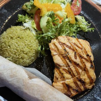 Tierra y Mar - Salmon was over cooked and awful and bland. No seasoning, no spice. Rice was inedible. - Mexican Near Me - Valley Center, California