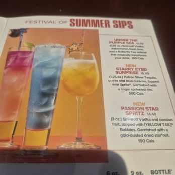 Red Lobster - Drink menu - Seafood Near Me - Thornhill, Ontario Red Lobster - Drink menu - Seafood Near Me - Thornhill, Ontario