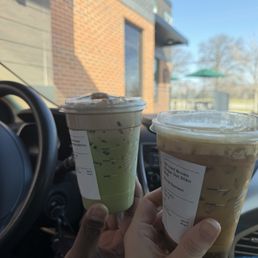 Iced Dubai Chocolate Matcha