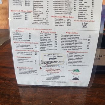 Backwoodz - Menu - Barbeque Near Me - Sandston, Virginia