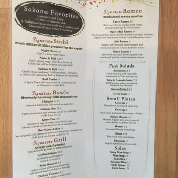 Sakana - Sushi Bars Near Me - Westminster, Colorado Sakana - Sushi Bars Near Me - Westminster, Colorado