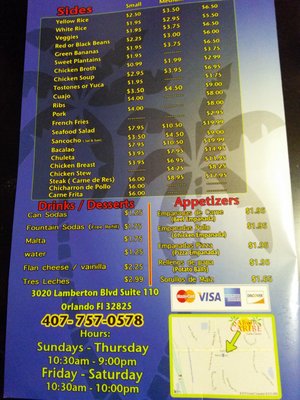 Menu photo 7 Sabor Del Caribe Orlando, FL Menu photo 7 Sabor Del Caribe Orlando, FL