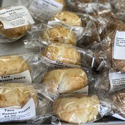 Taro sweet potato pastry & cranberry scones