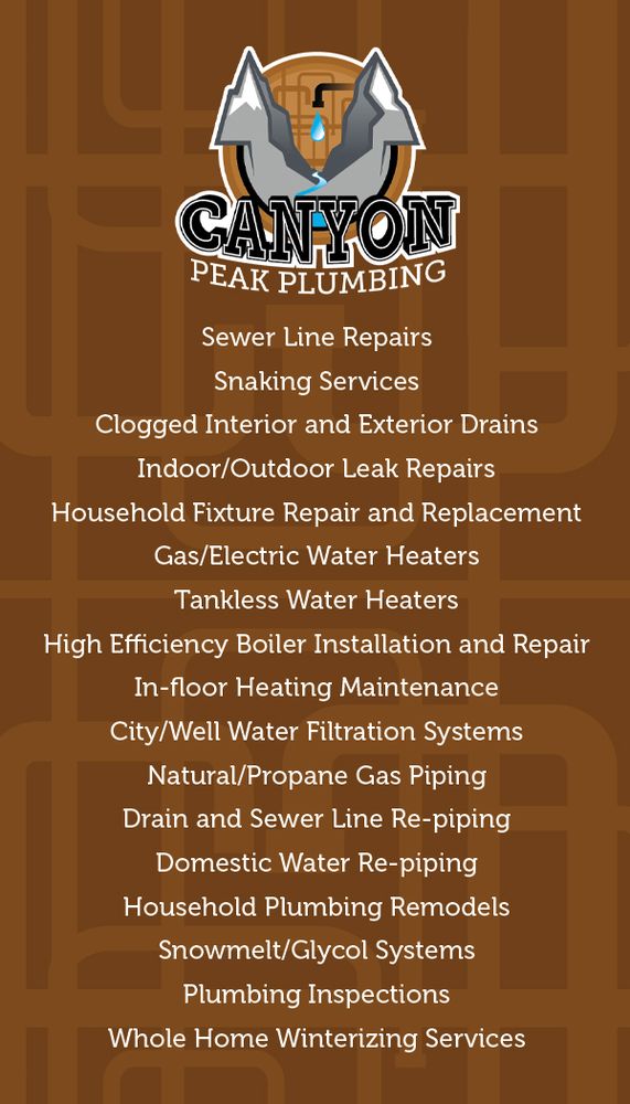 Slide of Canyon Peak Plumbing
